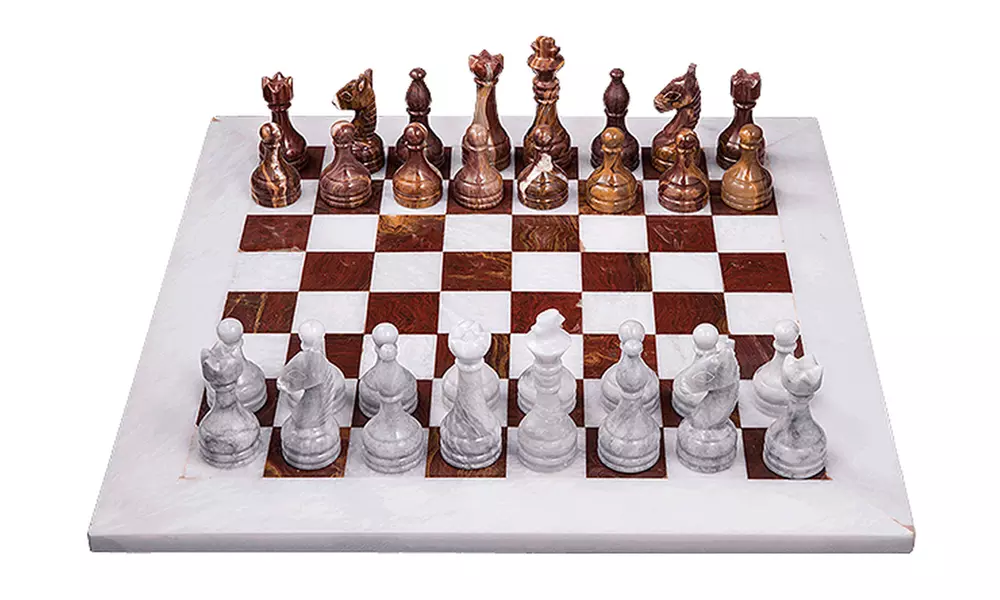 Personalized, Handmade Marble Chess Set from Marble Products International (39% Off). Four Options Available. - Second Medium
