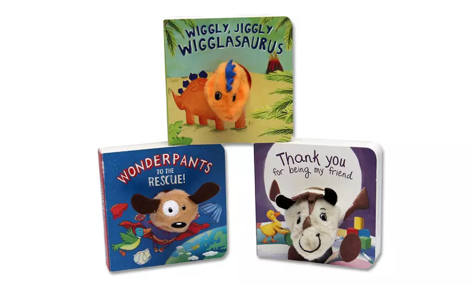 Funny Finger-Puppet Book Set (3-Pack) - Primary Image