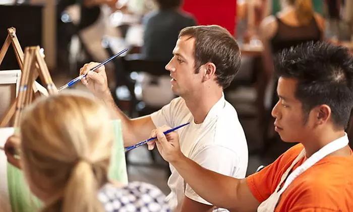 Painting Class for One or Two with Drinks at Sipping n' Painting Highland (Up to 48% Off) - Primary Image