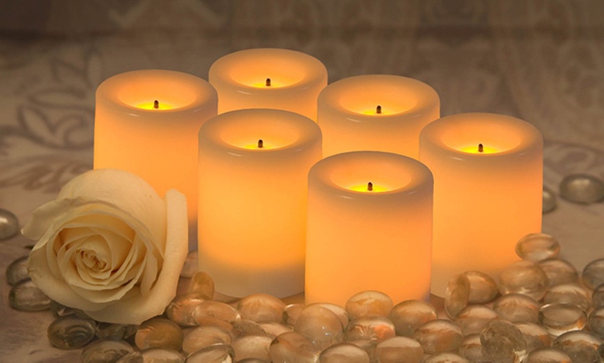 Image 1: Scented Wax LED Candle