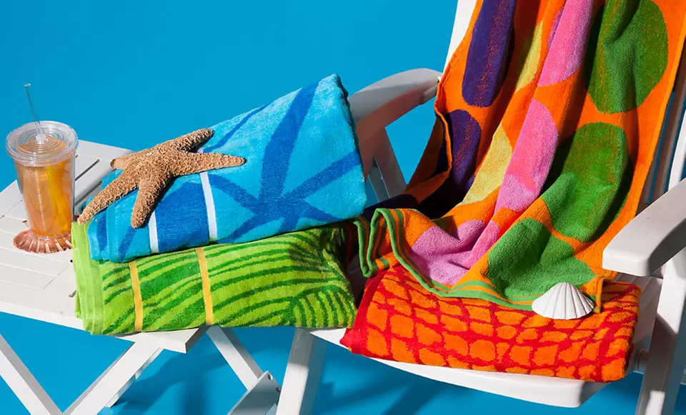 $14.99 for a Tripoli Beach Towel Two-Pack ($59.98 List Price). 6 Designs Available. Free Returns. - Second Medium