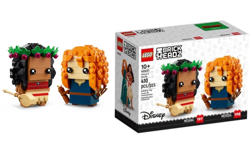 Image 5: LEGO Brick Headz Selection; Disney or Harry Potter Characters