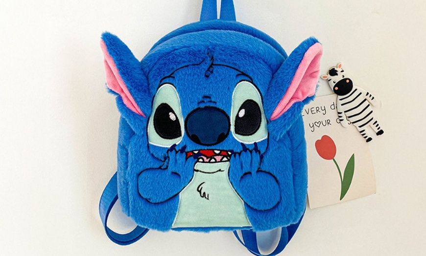 Image 3: Zaino di peluche ispirato a Stitch