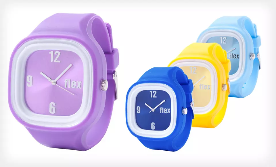 $24 for a Unisex Flex Watch ($40 List Price). Nine Colors Available. Free Shipping. - Second Medium