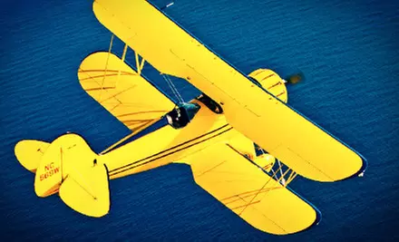 Chartered One-Way or Round-Trip Biplane Flight to Catalina Island for Two from SkyThrills (Up to 56% Off) - Primary Image