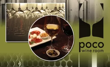 $10 for $25 Worth of Artisan Wine and Delicious Eats at Poco Wine Room  - Primary Image