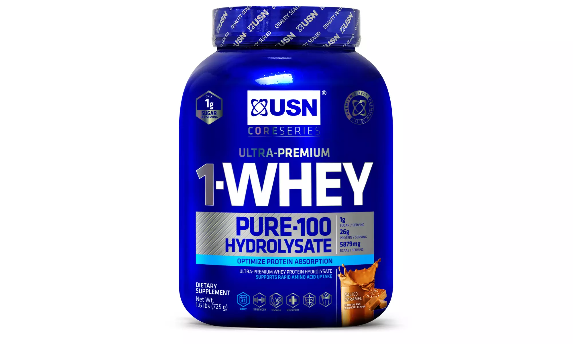 USN 1-Whey Hydrolysate Supplements (1.6 Lb.) - Second Medium