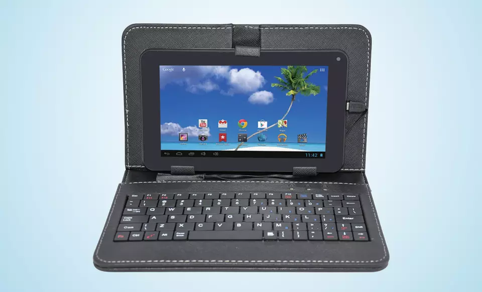 7" Proscan Android Tablet with Case and Keyboard (PLT7223GK6). Free Returns.  - Primary Image