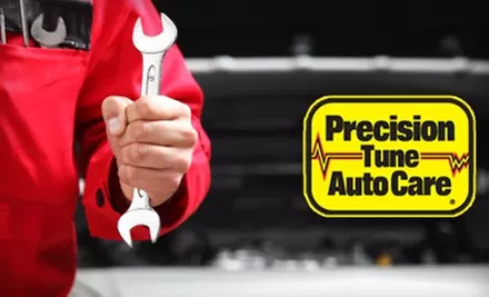  $18 for a Premium Plus Oil Change, Brake Inspection, and Tire Rotation at Precision Tune Auto Care ($64.95 Value)  - Primary Image