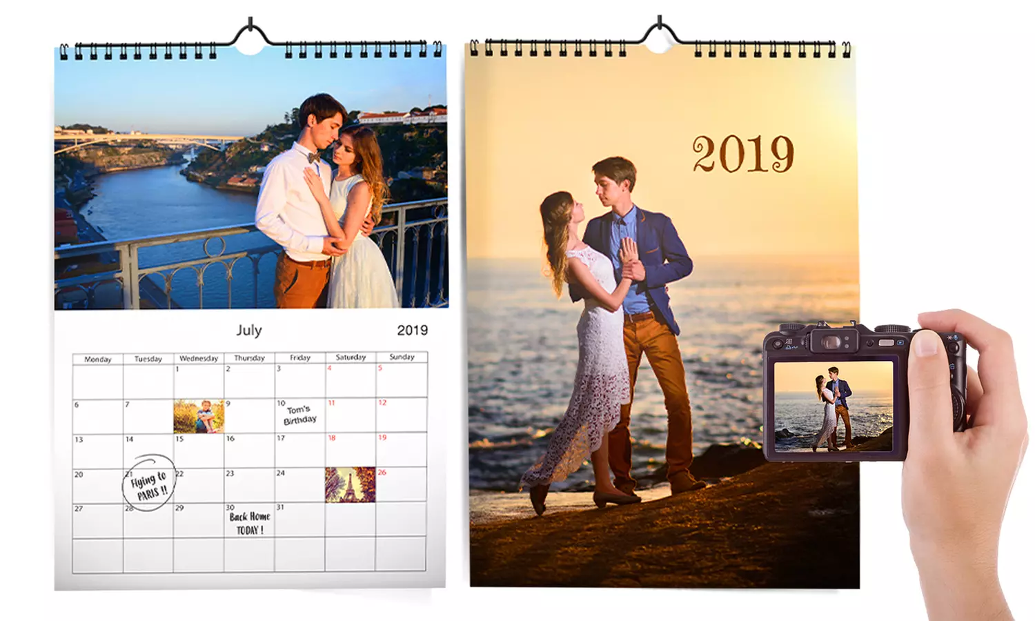 Personalized Photo Wall Calendars from Printerpix (Up to 96% Off) - Primary Image