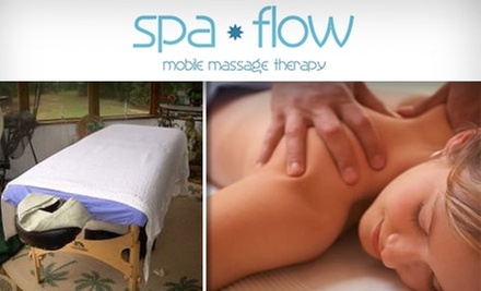 $45 for an Hour-Long Mobile Massage From Spa Flow - Primary Image