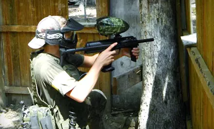 $20 for All-Day Admission, Rental Gear, Unlimited Air, and 500 Paintballs at Boss Paintball in Locust ($43.15 Value) - Primary Image