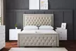 Allegra Upholstered Bed with Optional Mattress - Second Medium