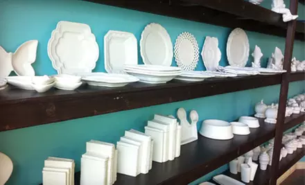 Paint-Your-Own Pottery at The Clay Cottage (Half Off). Two Options Available. - Primary Image
