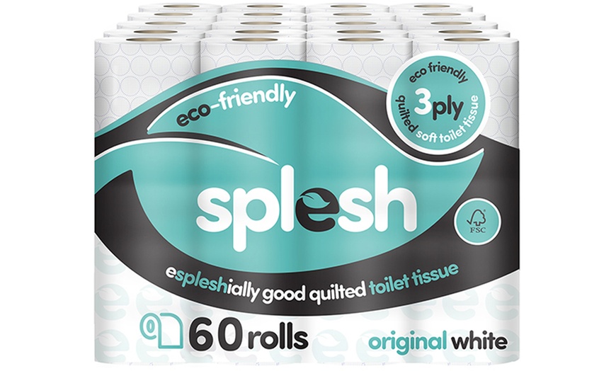 Image 13: Splesh Toilet Roll Mega Bundle, Soft and Quilted Eco-Friendly Scents