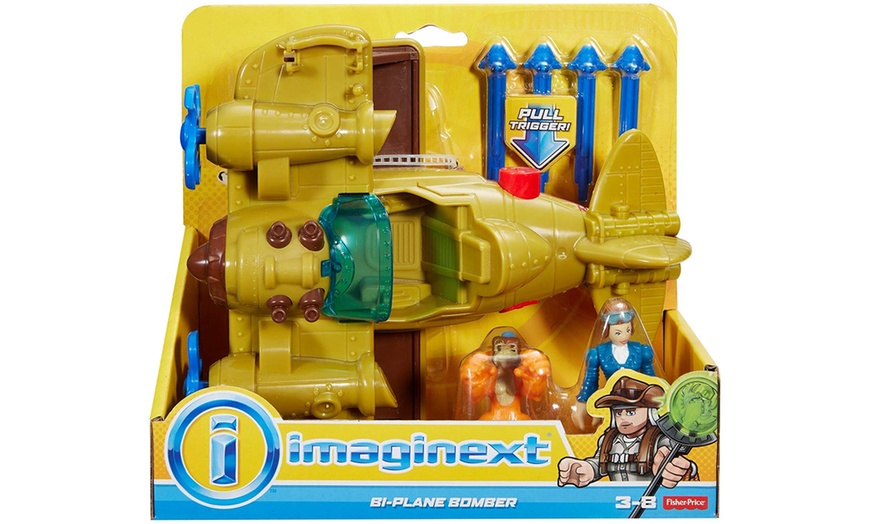 Image 10: Fisher-Price Imaginext Plane Toy