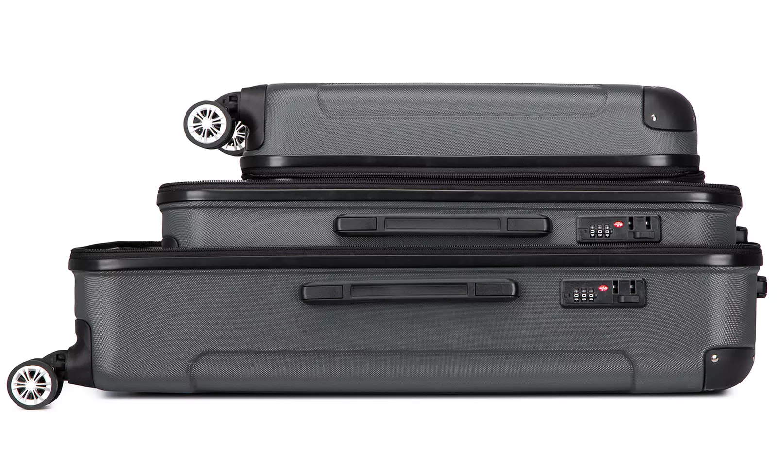 Ensemble de valises beige ou gris