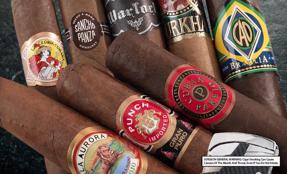 Cigar Value Sampler, Premium Sampler, or Super Premium Sampler from Famous Smoke Shop (Up to 60% Off). Free Shipping. - Primary Image