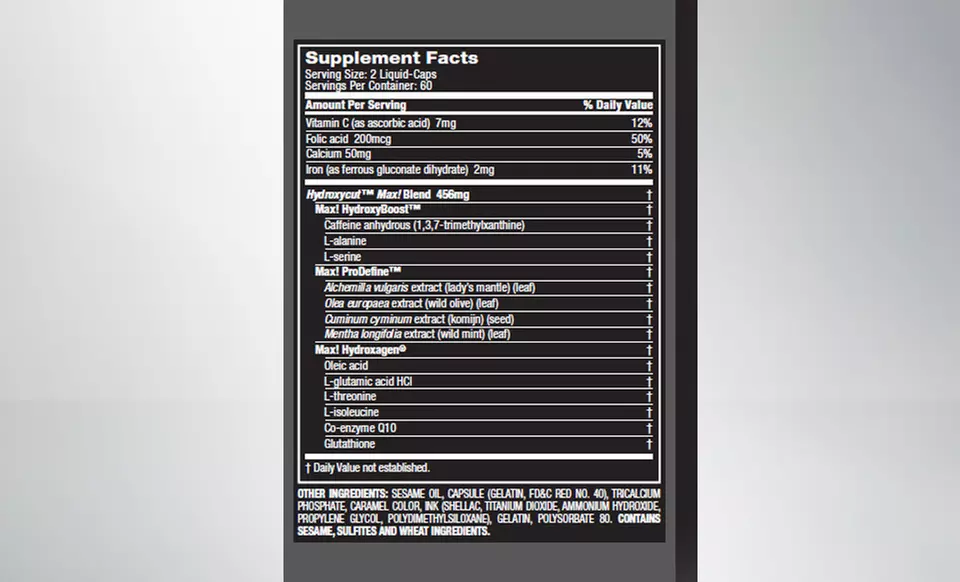 60-Serving Bottle of Hydroxycut Max Pro Clinical for Women Weight-Loss Supplement. Free Shipping. - Second Medium