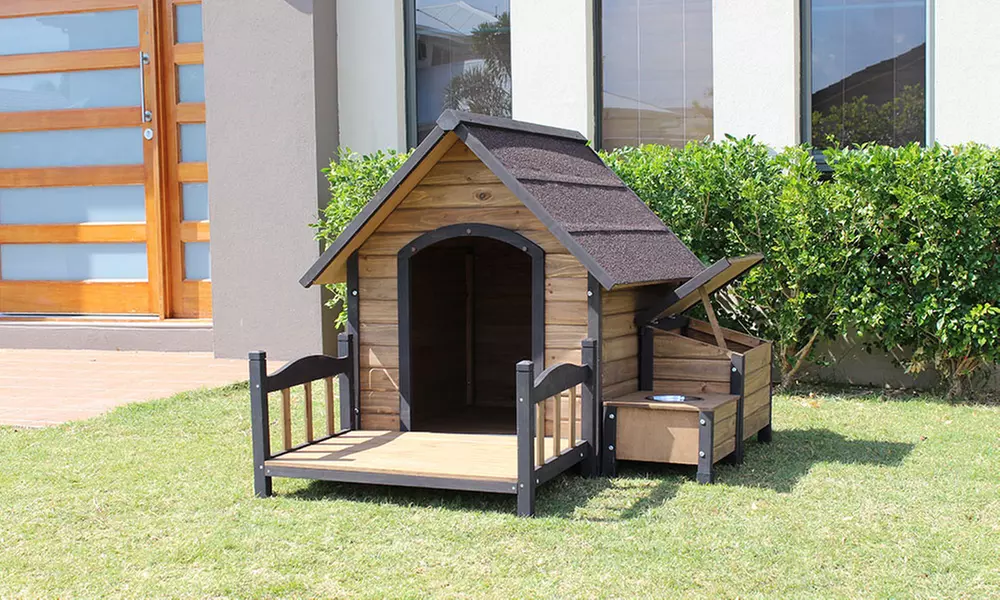 Cedar Wood Dog Kennels from £44.99 (Up to 81% Off) - Primary Image