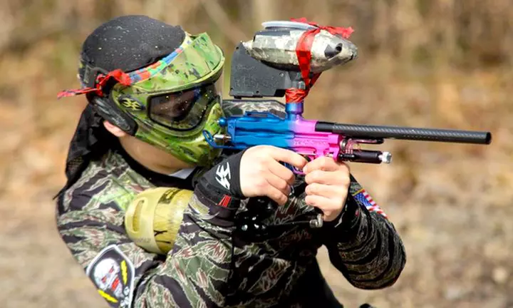All-Day Paintball Experience with Rental Equipment for Three, Five, or Ten at Paintball Asylum (Up to 73% Off) - Primary Image