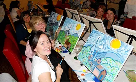 Painting Class for One or Two from Wine and Canvas (Up to 54% Off) - Primary Image