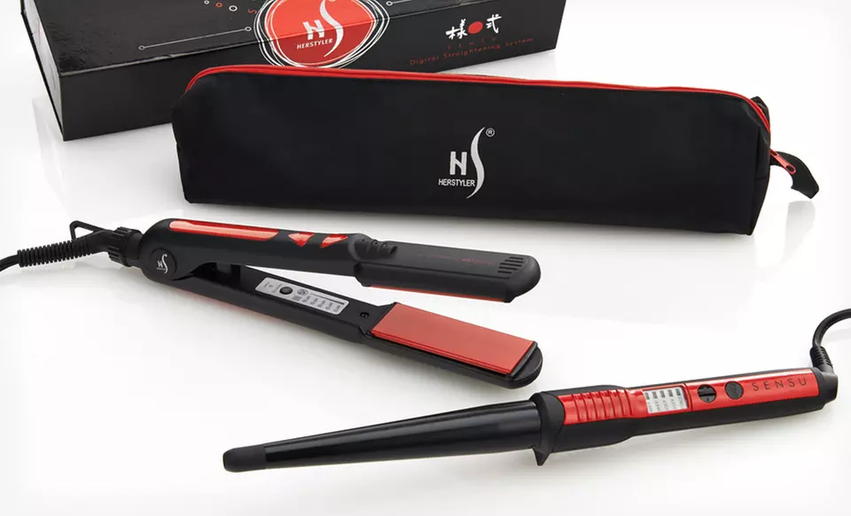 $49.99 for a HerStyler Sensu Digital Straightening System ($400 List Price). Free Shipping and Free Returns. - Primary Image