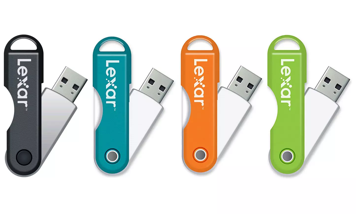 Lexar JumpDrive TwistTurn 16GB USB Flash Drive Single and Multipacks - Primary Image
