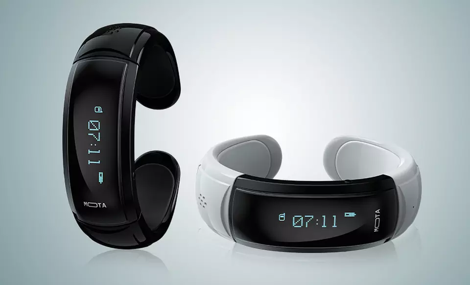 MOTA SmartWatch with Bluetooth in Black or White. Multiple Sizes Available. - Primary Image