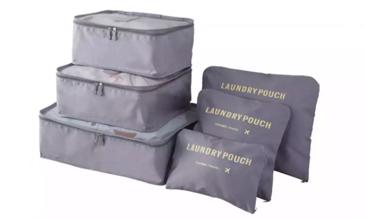 1x oder 2x 6er-Set Gepäck-Organizer