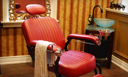 Men's Haircut with Style and Shave, or Three Hot-Lather Shaves at Alleyne's Grooming For Men in Ajax (Up to 61% Off) - Primary Image