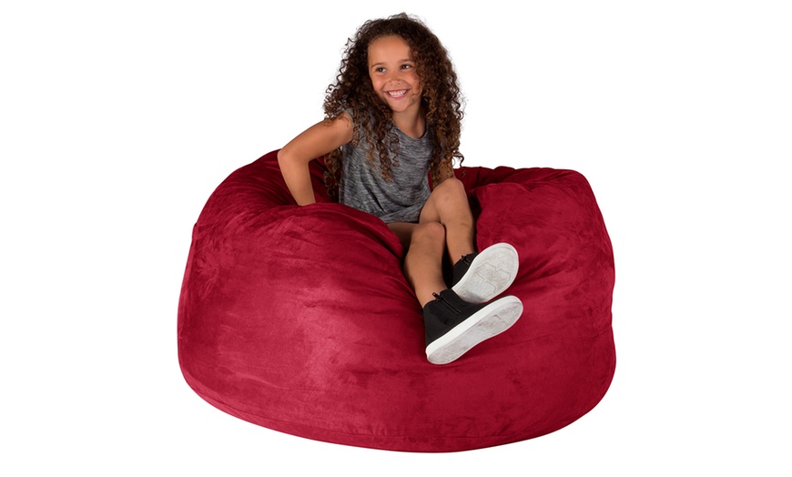 Image 6: Big Bertha Suede Bean Bags