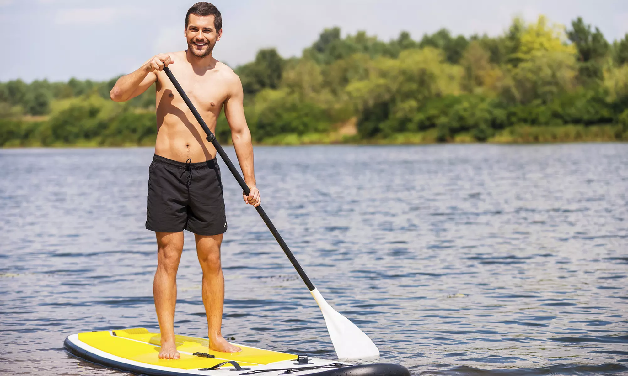 One 60-Minute Stand-Up Paddleboarding Class or Two-Hour Rental for One or Two from Expedition Carolina (68% Off) - Primary Image