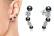 1 ou 2 boucles d'oreilles Philip Jones avec cristaux, coloris au choix - Image 3