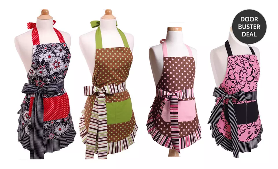 Flirty Aprons Women's and Girls' Vintage-Inspired Aprons. Multiple Styles Available. Free Returns. - Primary Image
