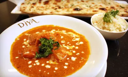 $15 for $30 Worth of Indian Cuisine at Diya Restaurant, Lounge & Banquet in Vienna - Primary Image