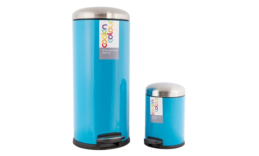 Image 5: 30L and 5L Pedal Bins