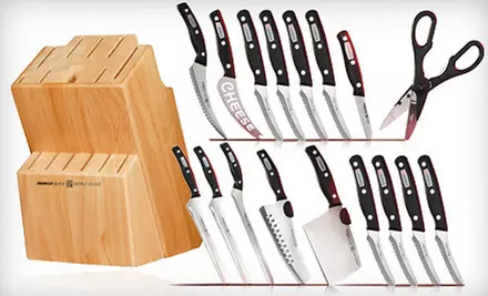 $35 for an 18-Piece Knife Set from World Class Products Online, LLC ($139 Value)  - Primary Image