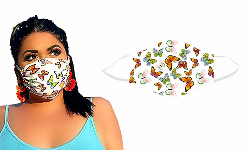 Image 3: Reusable Butterfly Face Mask