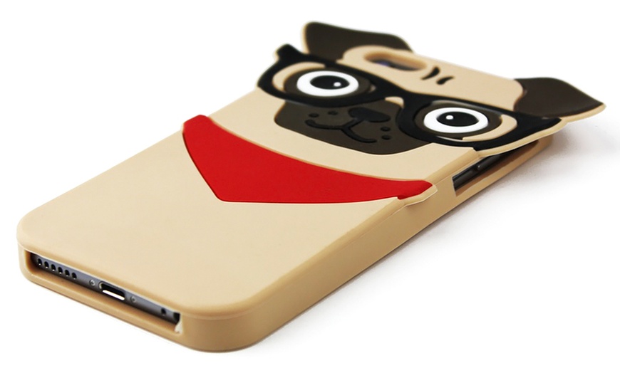 Hipster Pug Silicone Case for iPhone 6/6S | Groupon