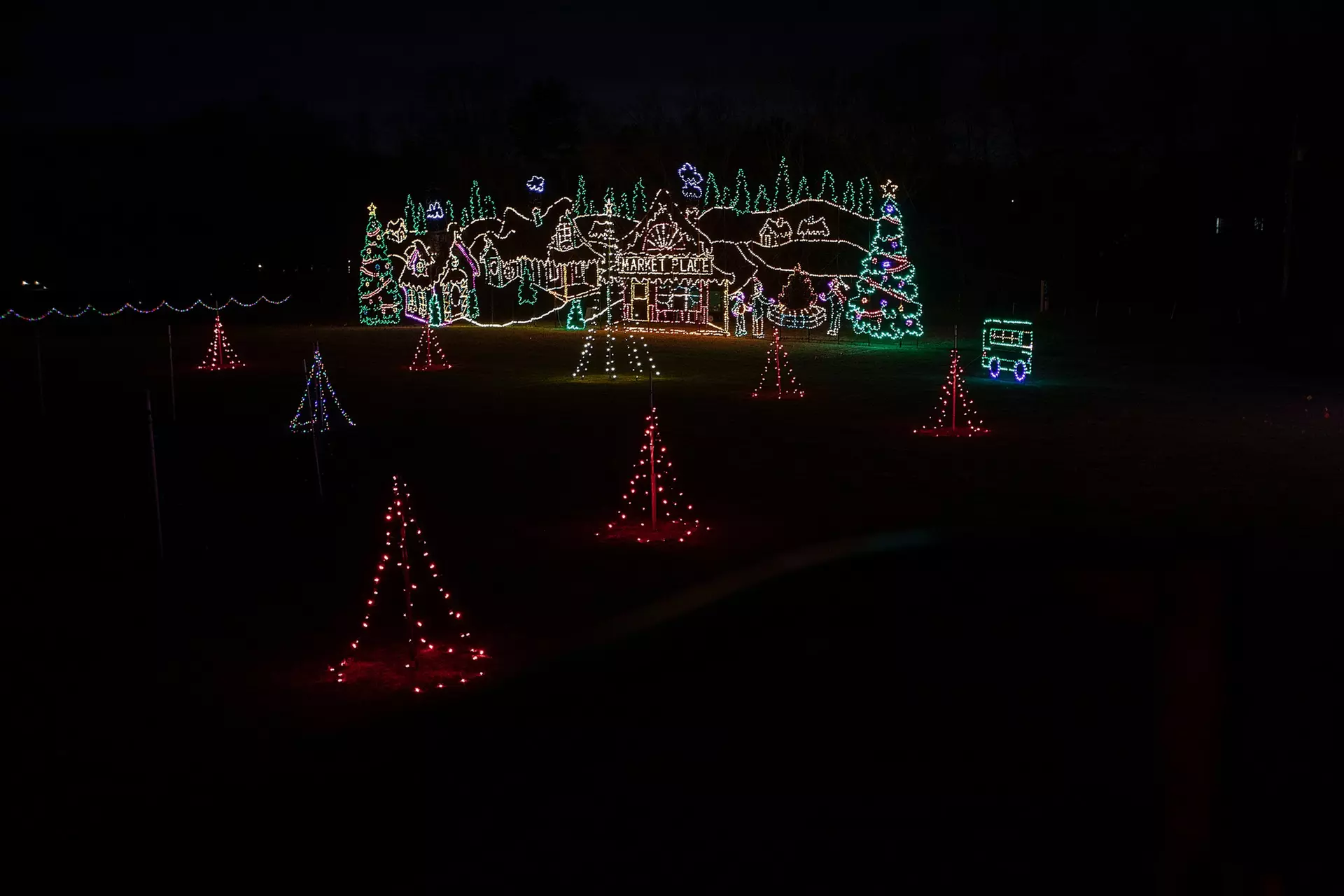 General Admission for One Vehicle with Up to Eight People to Night of Lights at Creamy Acres (Up to 25% Off) - Primary Image