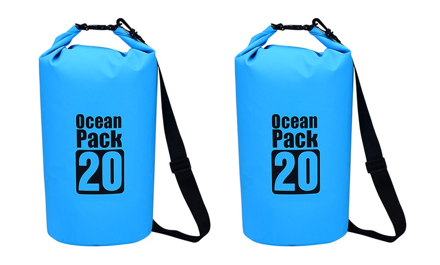 Image 37: One or Two Waterproof Floating Duffel Dry Bags