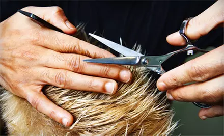 Men's Executive Haircut, Deluxe Lather and Shave, or Both at The Executive Cut and Shave (Up to 51% Off)  - Primary Image