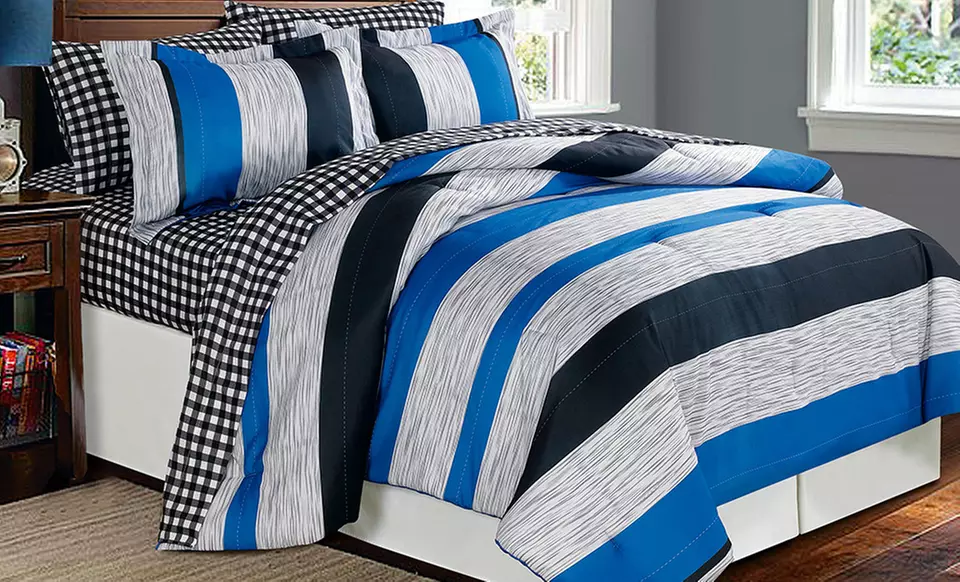 U.S. Polo Assn. Bed in a Bag with Sheets. Multiple Styles Available. Free Shipping. - Primary Image