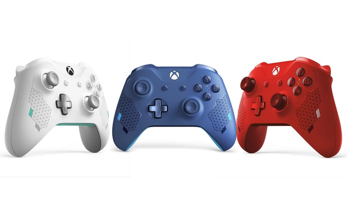 Xbox Wireless Controller - Special Edition Sport White, Red, or Blue ...