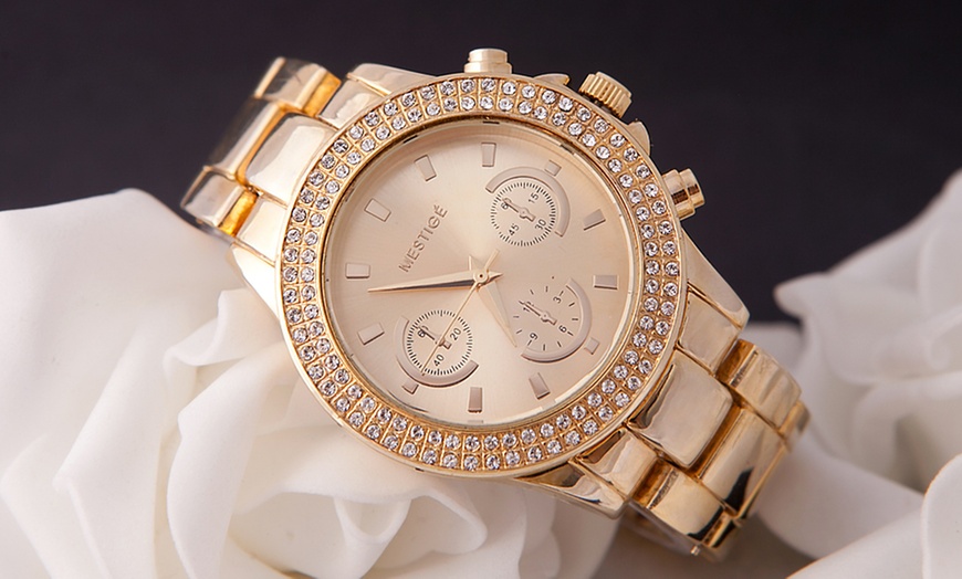 Image 3: Women's Crystal Watches