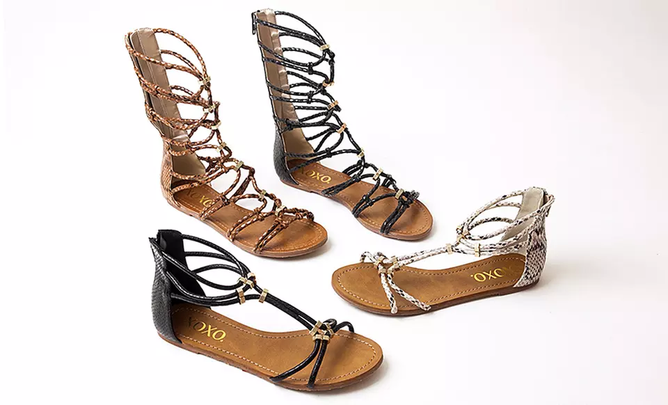 XOXO Galina or Gemini Women's Gladiator Sandals. Multiple Colors Available. Free Returns. - Primary Image