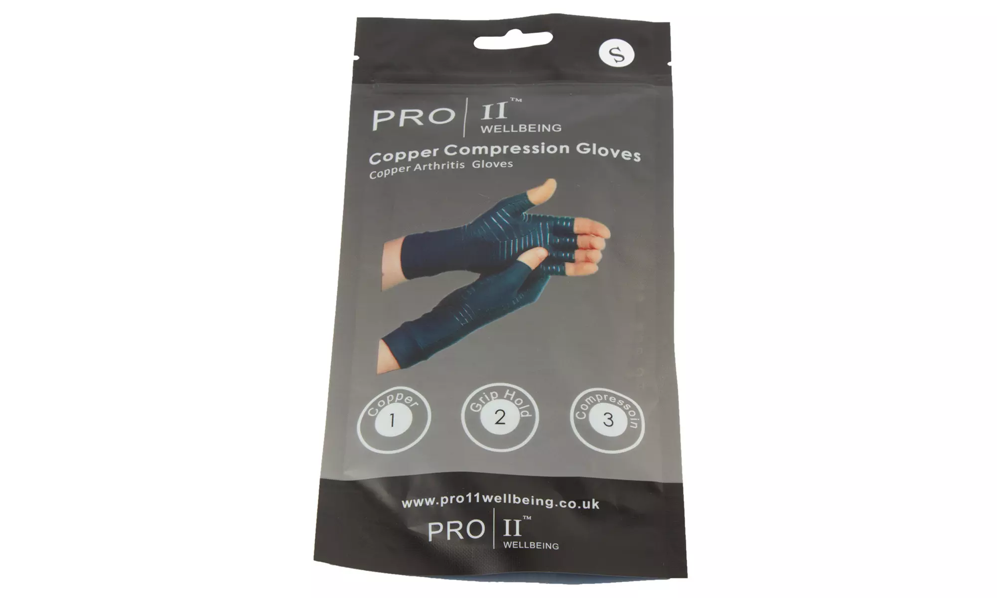 1 oder 2 Paare Kompressionshandschuhe mit Kupfer in der Größe nach Wahl - Second Medium