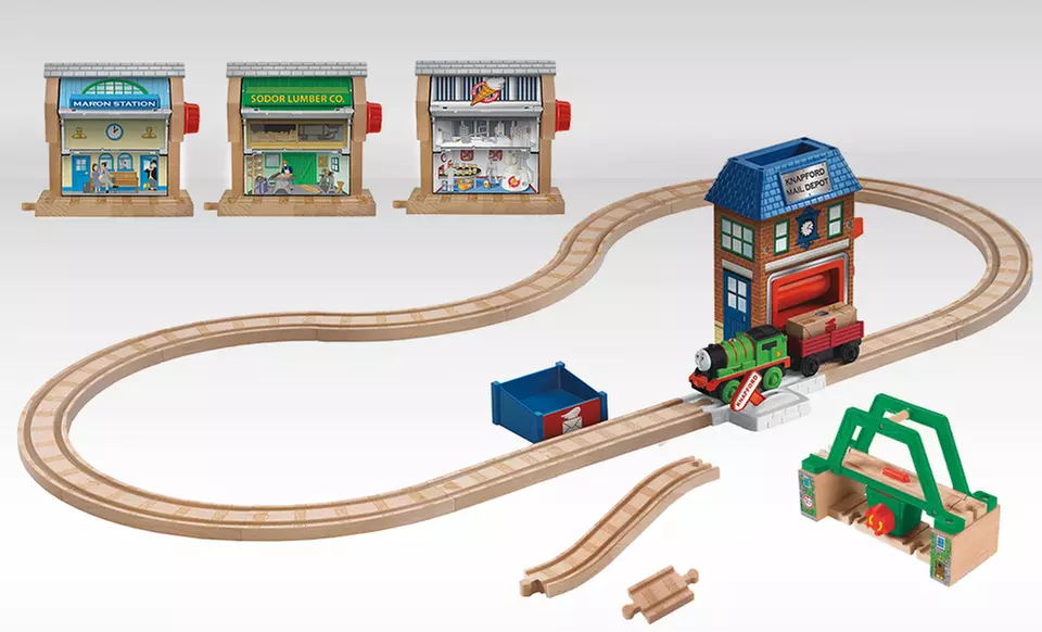 Thomas and Friends Wooden-Railway Play Sets. Multiple Options Available from $24.99–$36.99. - Primary Image