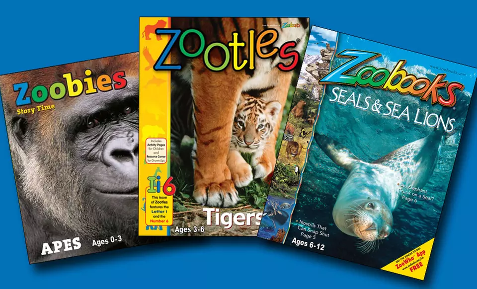 Zoobooks, Zootles, or Zoobies Magazine; 1- or 2-Year Subscription from $12.99–$19. Bonus Book with Quick Redemption.  - Second Medium
